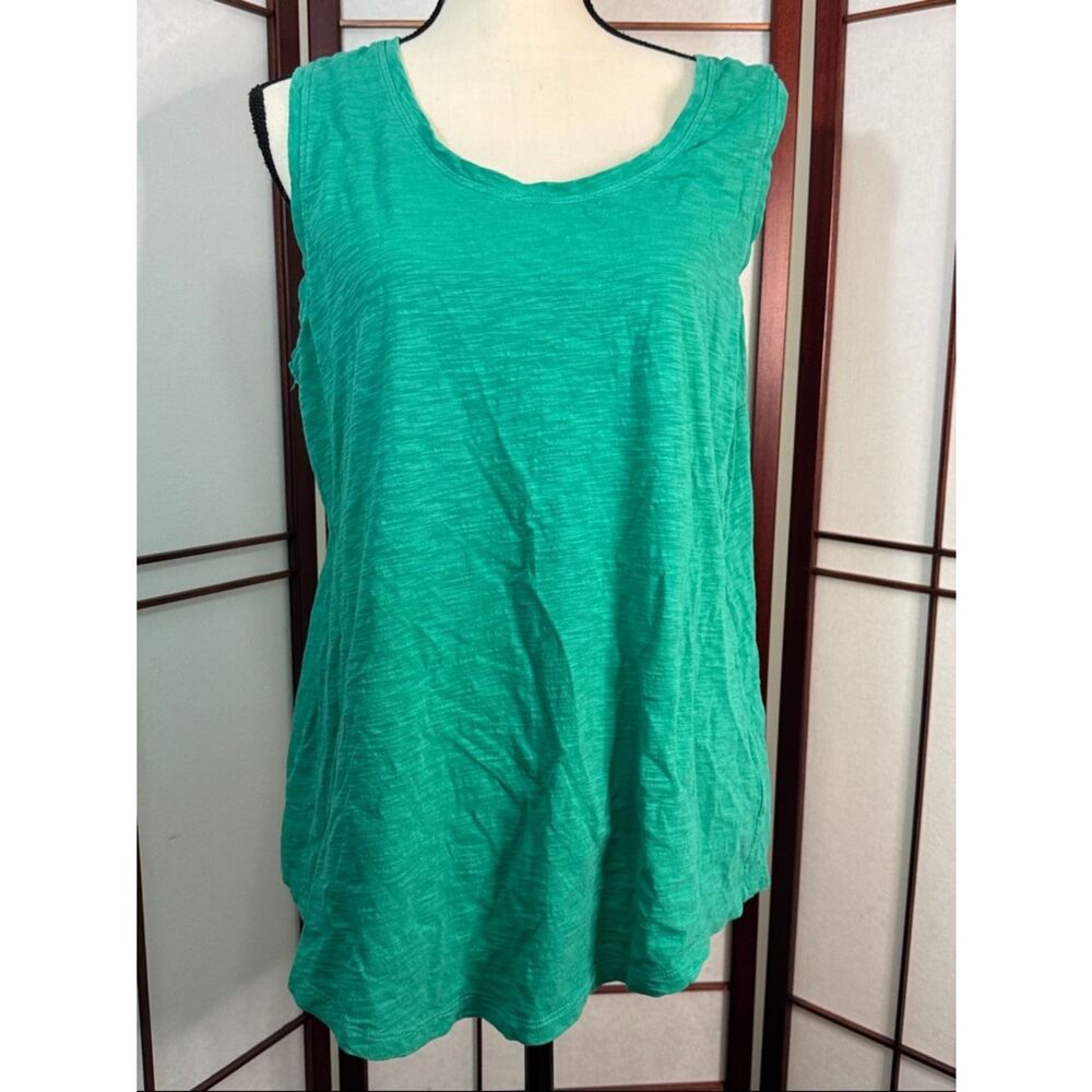 Lane Bryant Teal Green Scoop Neck Sleeveless Tank